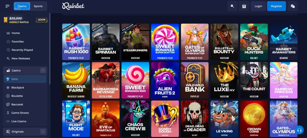Rainbet Games