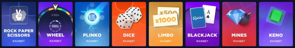 Original Rainbet Slots