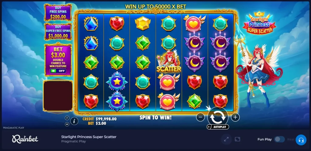 Starlight Princess Super Scatter